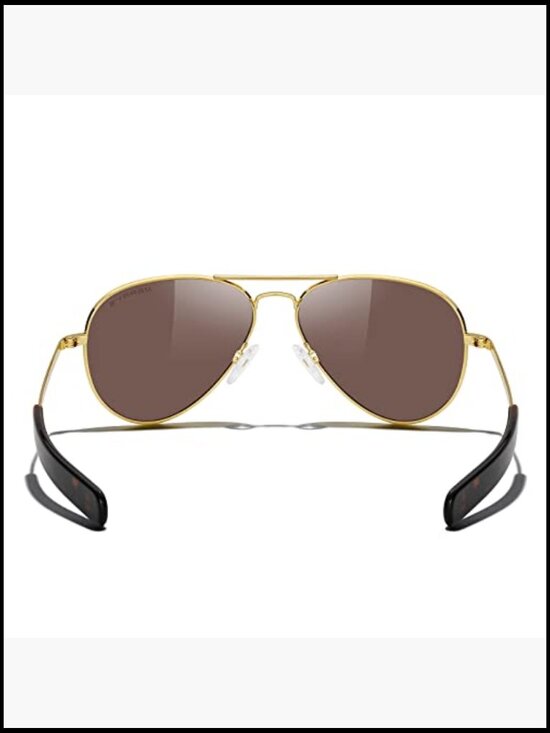 Classic Aviator Polarized Sunglasses for Men or Women with Leather Case main image 6